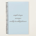 5.5&quot;x 8 5&quot; Spiral Weekly/monthly Planner at Zazzle