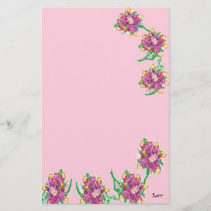 5.5" x 8.5" Stationery/ Asiatic Lily Stationery