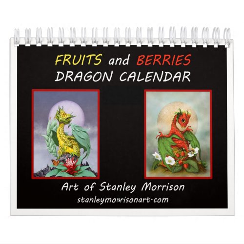 55x7 Fruits and berries Dragon 2018 calendar