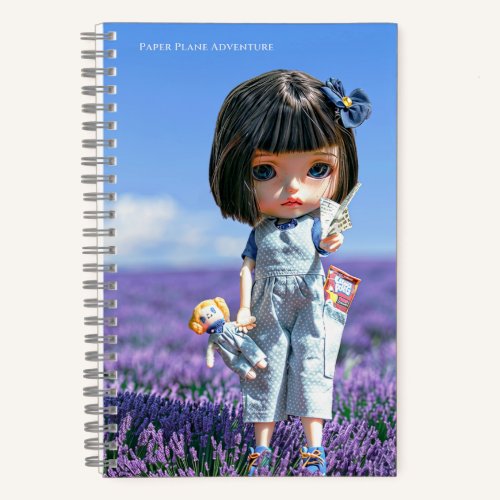5.5x8.5 Journal: Paper Plane Adventure Notebook