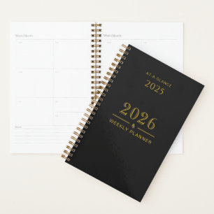 5.5x8.5 Weekly Planner 2025-26 for Home or Office