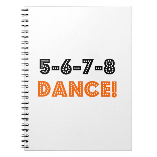 5_6_7_8 dance ceramic ornament notebook