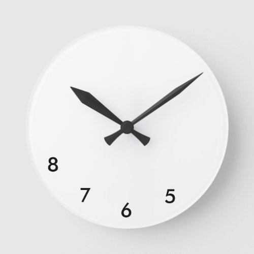 5 6 7 8 Wall Clock for Dancers