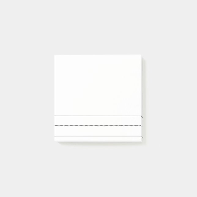 5/8 Primary Lined Post-It Notes (Front)