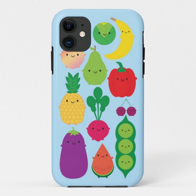 5 A Day Fruit and Vegetables Case-Mate iPhone Case (Back)
