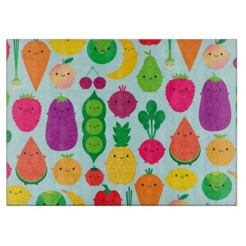 5 A Day Fruit  Vegetables Cutting Board