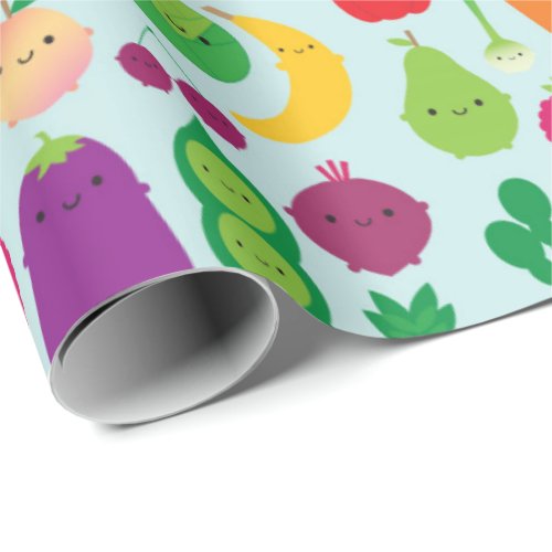 5 A Day Fruit  Vegetables Wrapping Paper