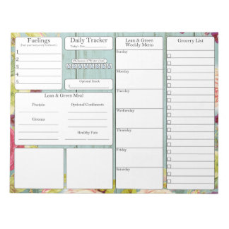 5 and 1 | Menu Planner | Grocery List Notepad