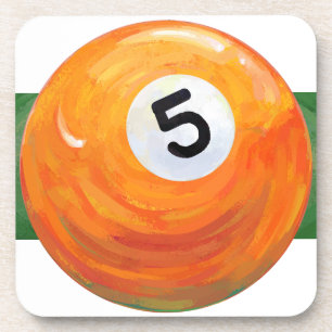 5 Ball Drink Coaster