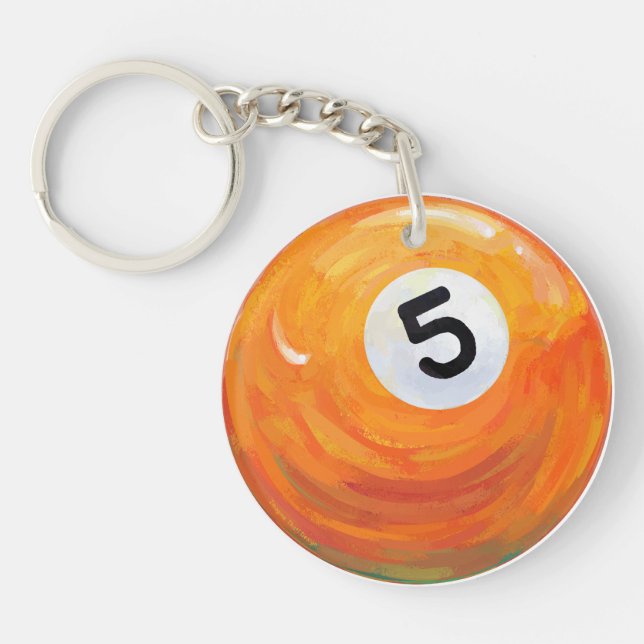 5 Ball Keychain (Front)