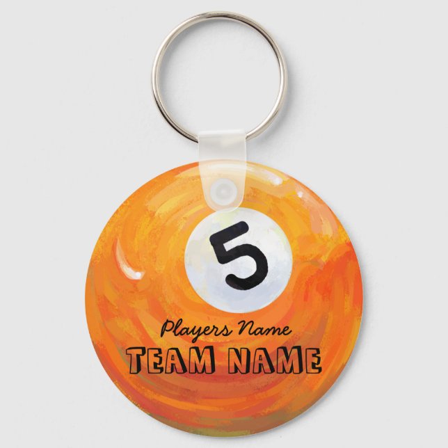 5 Ball Keychain (Front)