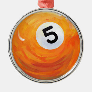 5 Ball Metal Ornament