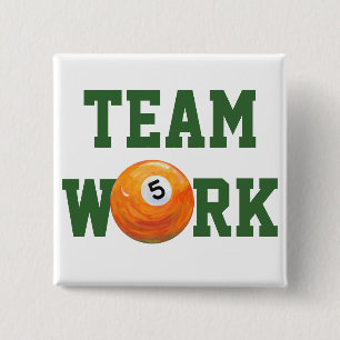 5 Ball Pinback Button