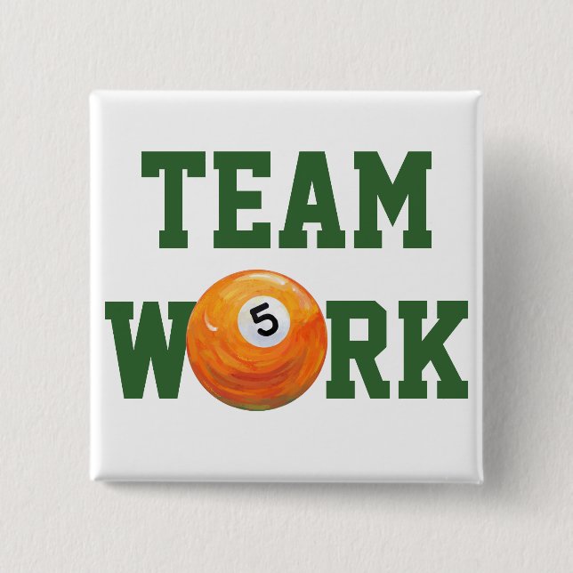 5 Ball Pinback Button (Front)