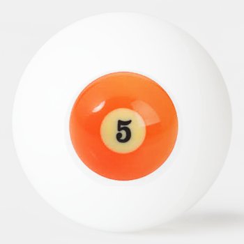 "5 Ball" Pool Ball Design Gifts And Products by yackerscreations at Zazzle