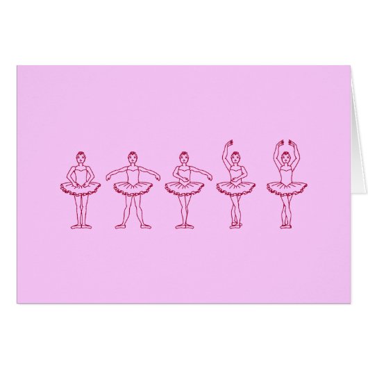 5 Ballet Positions Cards (Front Horizontal)