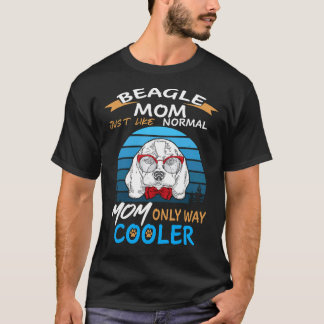 5 Beagle Mom Cooler T-Shirt