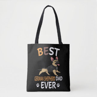 5 Best German Shepherd Dad Ever Tote Bag