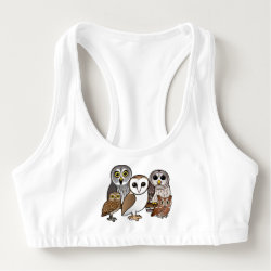 Five Birdorable Owls Women's Alo Sports Bra