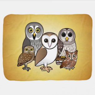 5 Birdorable Owls Swaddle Blanket
