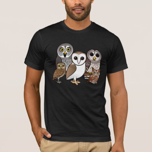 5 Birdorable Owls T_Shirt