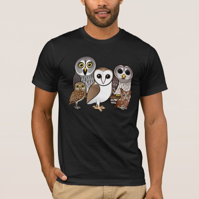 5 Birdorable Owls T-Shirt (Front)