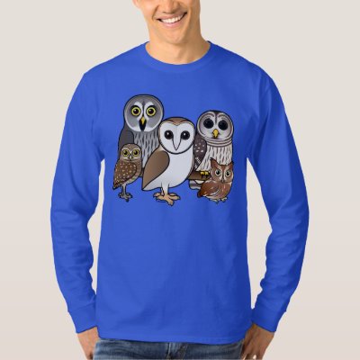 5 Birdorable Owls T-Shirt