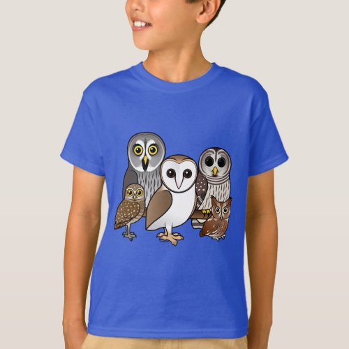 5 Birdorable Owls T_Shirt