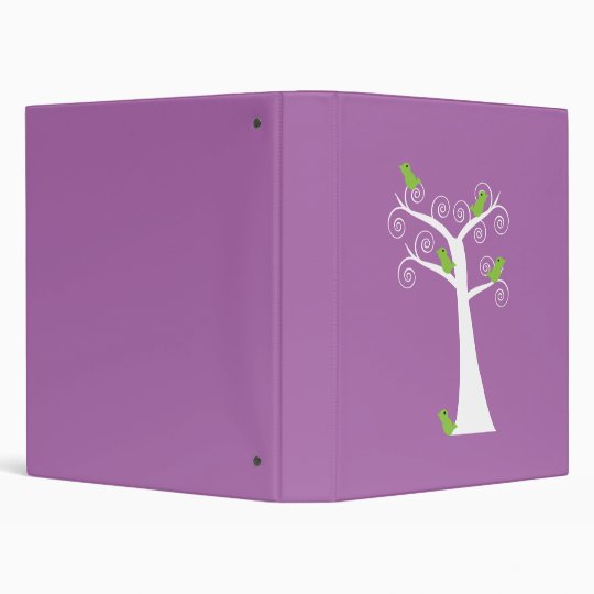 5 Birds in a Tree Avery Binder