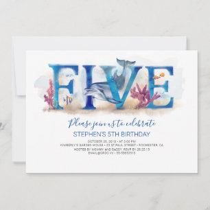 5 Birthday Invitation Magic Under the Sea World