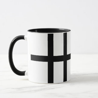 5 Bisected Black Lines Mug