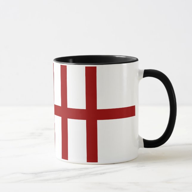 5 Bisected Red Lines Mug (Right)