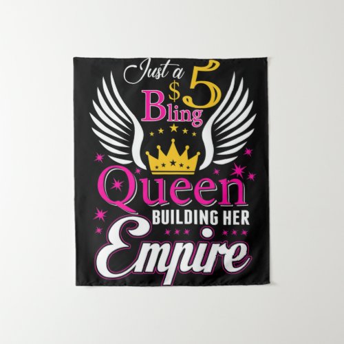 5 Bling Queen for women Ladies Paparazzi Tapestry