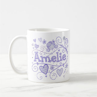 5 Color Amelie 1 - Doodle Coffee Mug