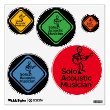 5 Colors, 5 Sizes, SAM Logo Circle Stickers