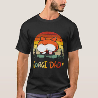 5 Corgi Dad Corgi T-Shirt