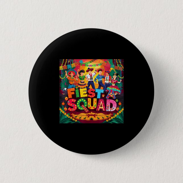 5 de mayo costume pancho fiesta squad hombre de button (Front)