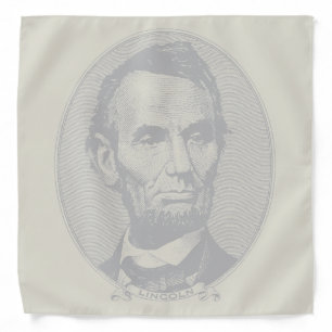 $5 Dollar Money of President Abraham Lincoln Bandana