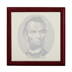 $5 Dollar Money  of President Abraham Lincoln  Gift Box
