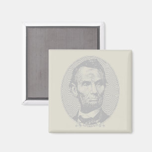 $5 Dollar Money of President Abraham Lincoln Magnet