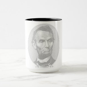 $5 Dollar Money of President Abraham Lincoln Mug