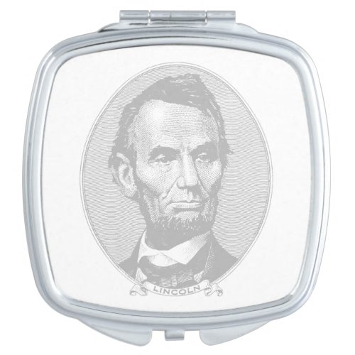 5Dollar President Abraham Lincoln Money  Compact Mirror