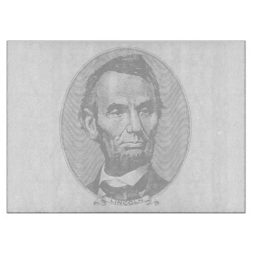 5Dollar President Abraham Lincoln Money  Cutting Board