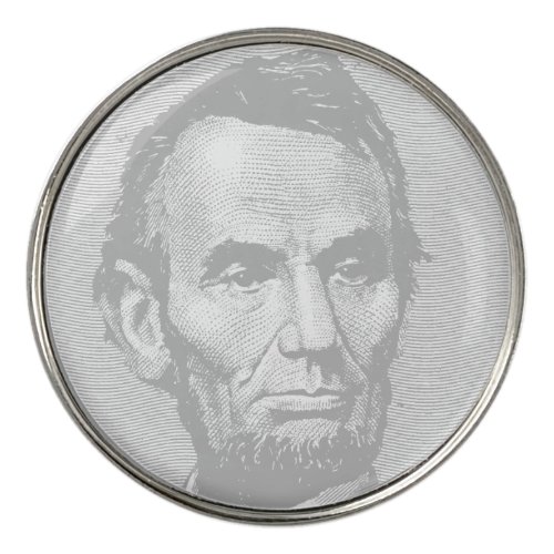 5Dollar President Abraham Lincoln Money  Golf Ball Marker