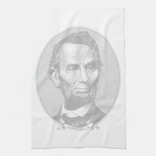 5Dollar President Abraham Lincoln Money  Kitchen Towel