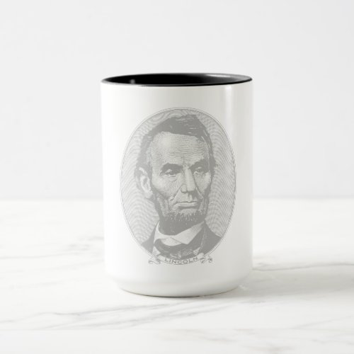 5Dollar President Abraham Lincoln Money  Mug