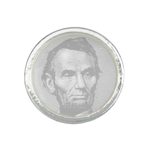 5Dollar President Abraham Lincoln Money  Ring