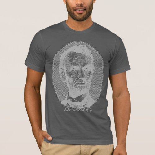 5Dollar President Abraham Lincoln Money  T_Shirt