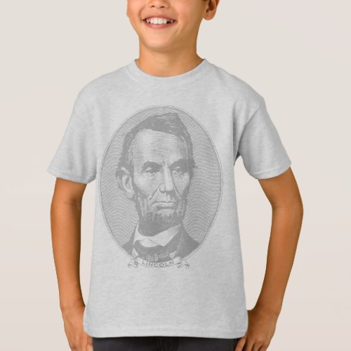 5Dollar President Abraham Lincoln Money  T_Shirt