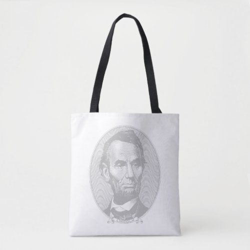 5Dollar President Abraham Lincoln Money  Tote Bag